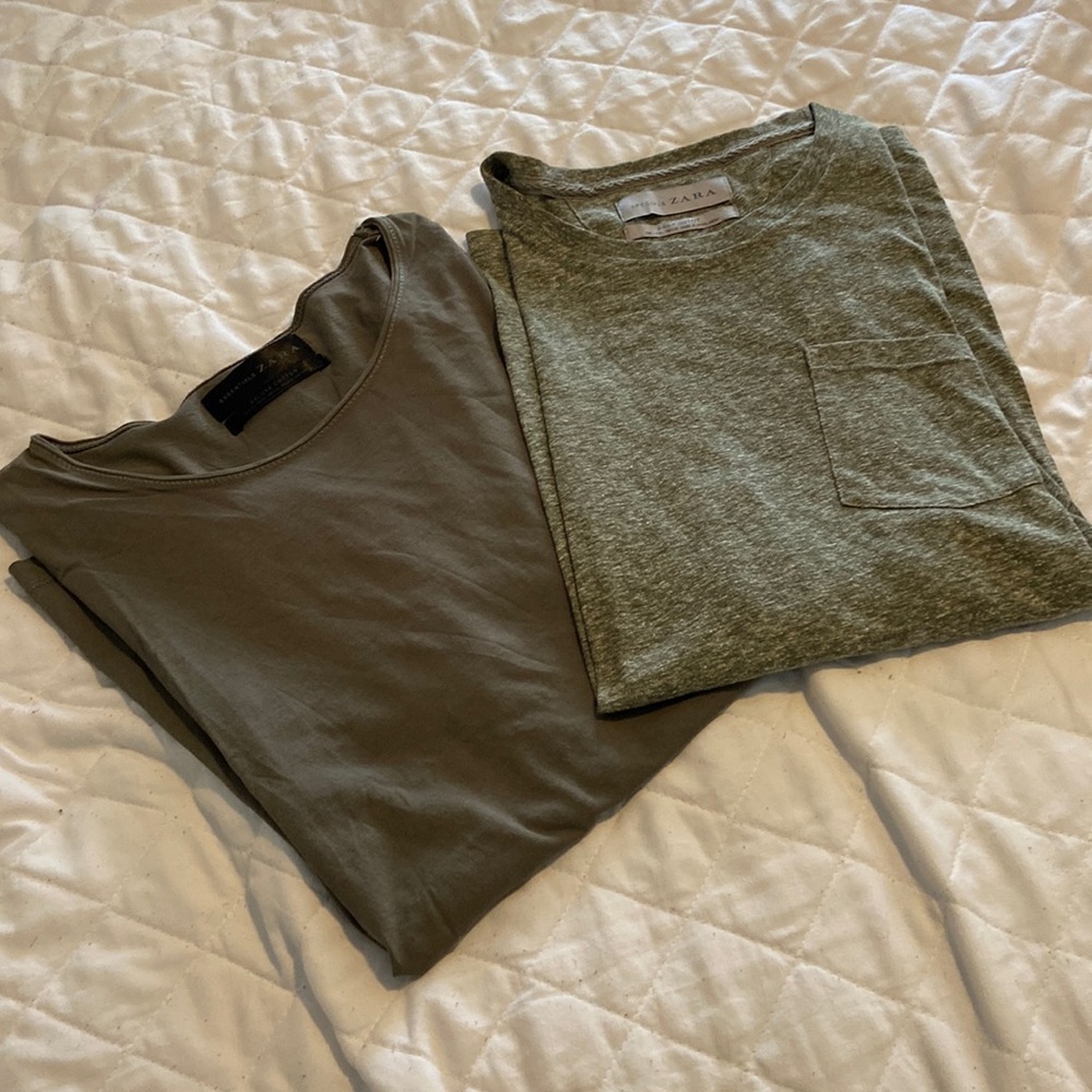 Mens Zara short sleeve shirts.